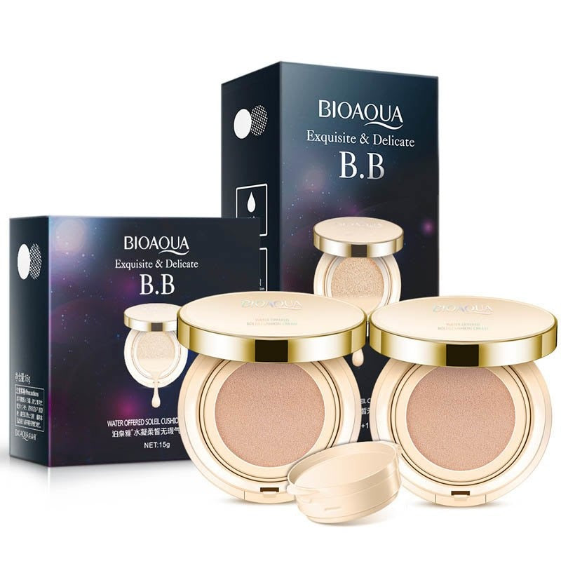 Bioaqua Air Cushion BB Cream – 3-Shade Concealer Foundation Air Cushion BB Cream Oasis Select
