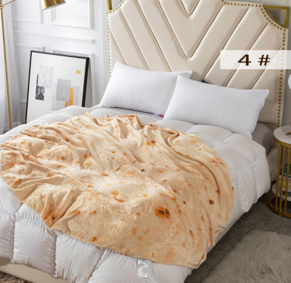 Milk Velvet Burrito Blanket – Soft Cozy Wrap | 3 Sizes Novelty Throw Blanket Oasis Select