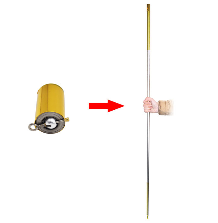 Retractable Magic Wand Golden Staff – Pro Magician Prop Magic Prop Wand Oasis Select