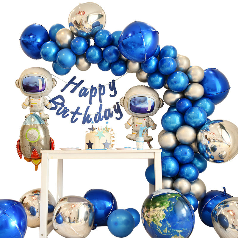Astronaut Birthday Balloon Set – Space Party Decorations for Boys Party Balloon Set Oasis Select