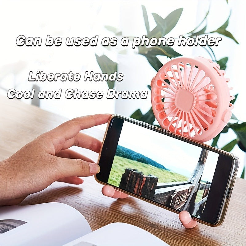 Portable USB Mini Octopus Fan with Light & Flexible Tripod Portable USB Fan Oasis Select