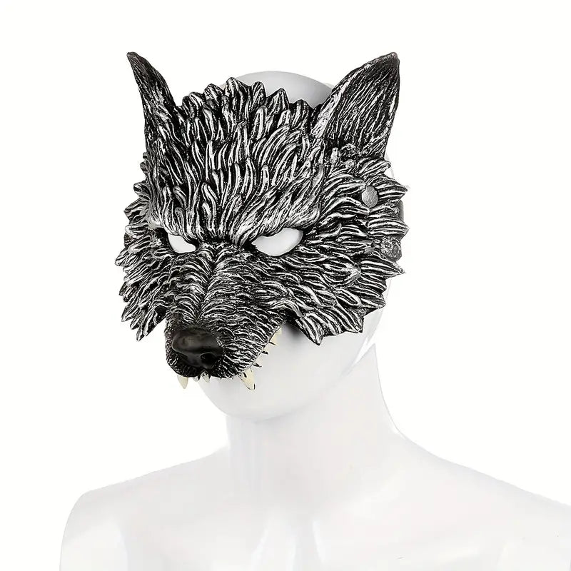 Wolf Halloween Mask – Realistic PU Foam Costume Accessory Halloween Costume Mask Oasis Select