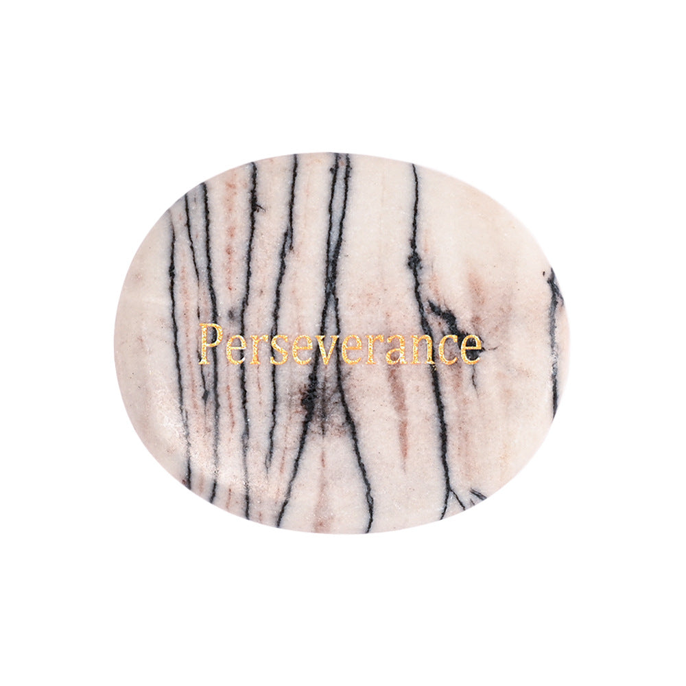 Natural Crystal Oval Gemstone Slabs – Polished Energy Stones Crystal Gemstone Slab Oasis Select 45*35*7mm Black Network (Perseverance)