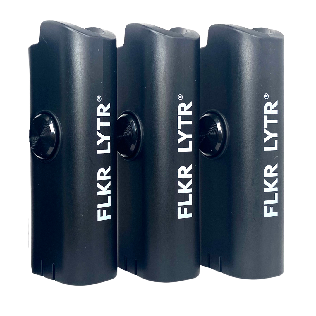 FLKR LYTR DRK NYTE Fidget Spinner Lighter Case Multi-Pack Fidget Lighter Case Oasis Select 3