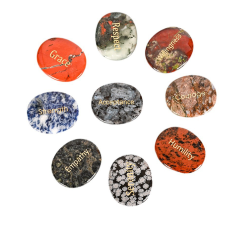 Natural Crystal Oval Gemstone Slabs – Polished Energy Stones Crystal Gemstone Slab Oasis Select