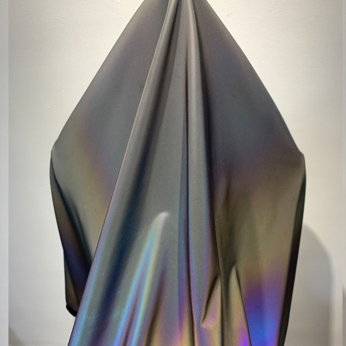 Rainbow Gradient Reflective Fabric – 100% Polyester | 145–160cm Reflective Fabric Oasis Select