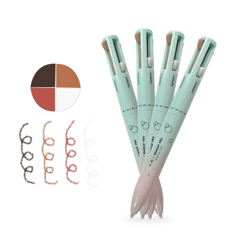 4-in-1 Cosmetic Pencil – Lip Liner, Eyeliner & Brow Cosmetic Makeup Pencil Oasis Select