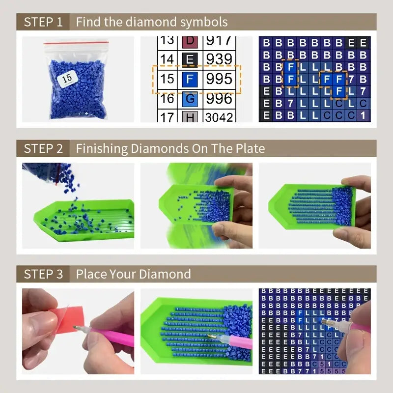 5D Diamond Painting Landscape Full Round Drill Kit Diamond Painting Kit Oasis Select