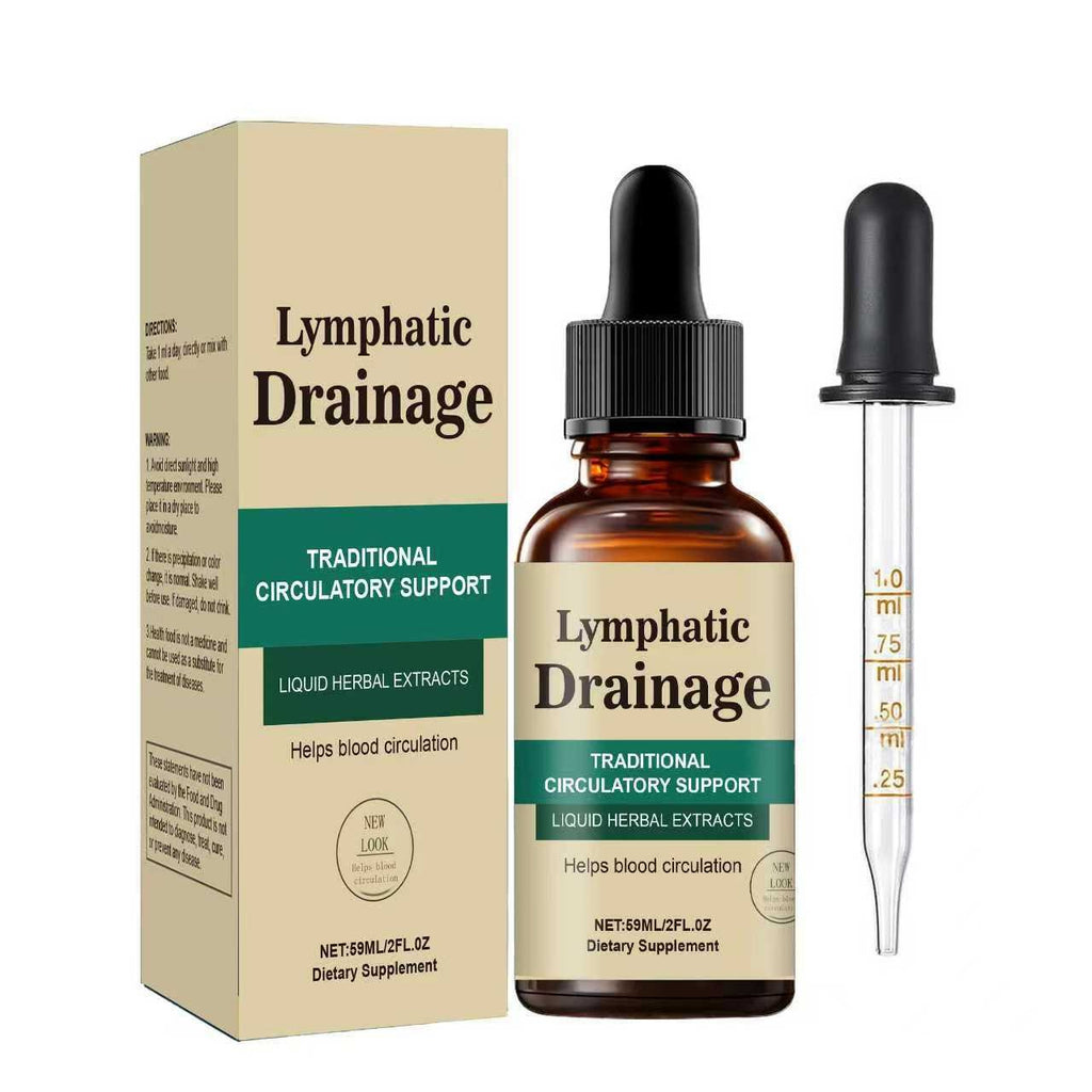 Lymphatic Support Drops 60ml | Detox & Wellness Formula Wellness Liquid Drops Oasis Select