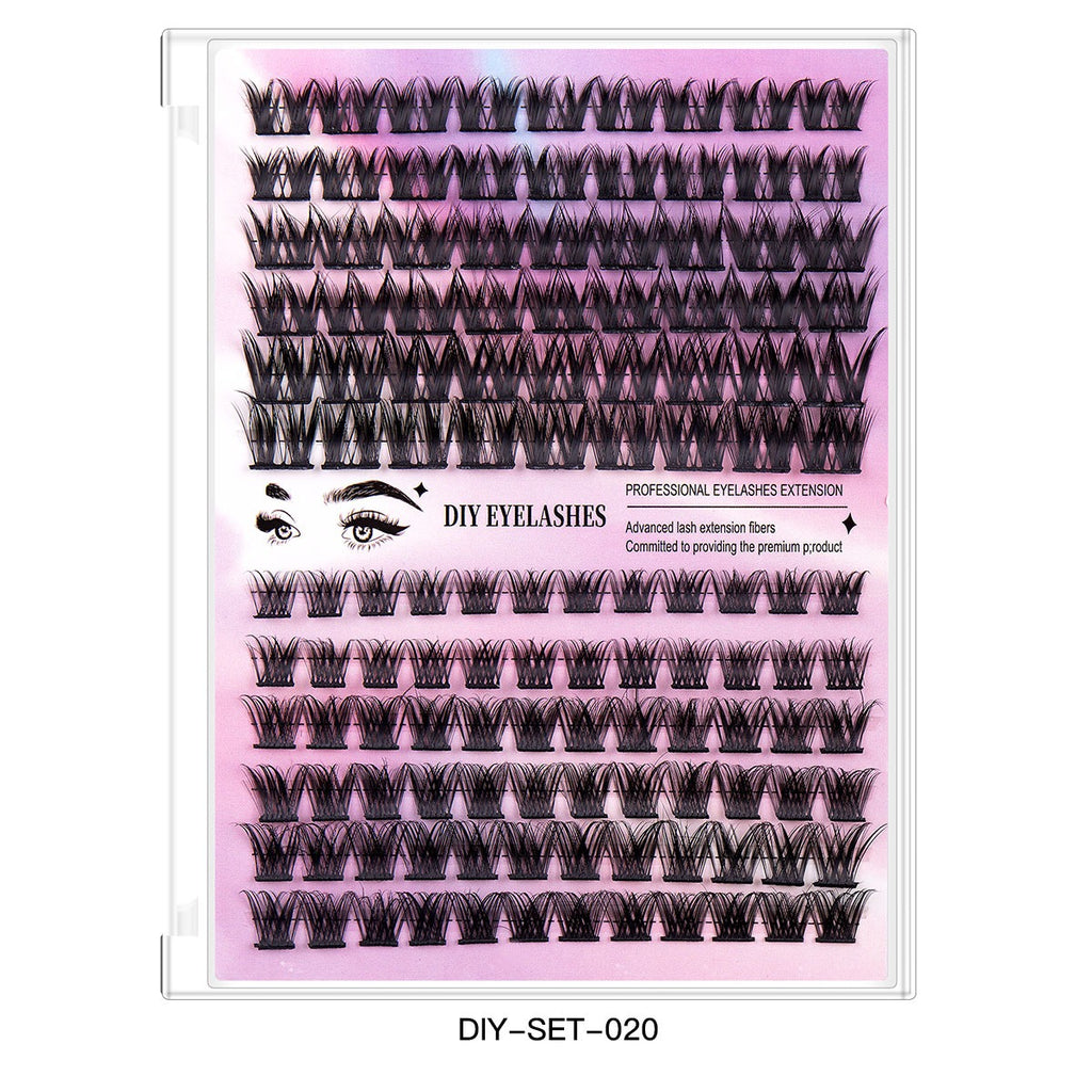 Segmented Fishtail False Eyelashes DIY Lash Kit | Oasis Select False Eyelash Kit Oasis Select Default Style1