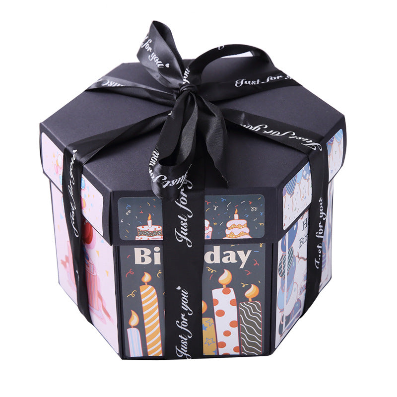 DIY Photo Album Gift Box – Personalized Memory Keepsake DIY Photo Album Oasis Select Birthday theme stickers