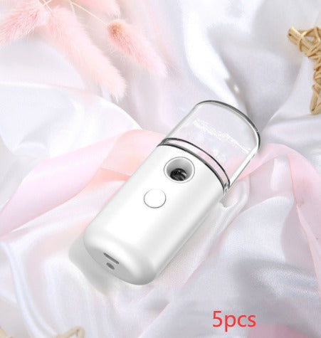 Nano USB Face Mister & Portable Sanitizer Sprayer – 30ml Nano Face Mister Oasis Select White 5pcs
