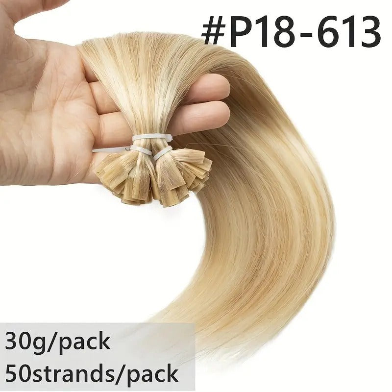 Human Hair Extensions – Natural Straight, All Colors & Lengths