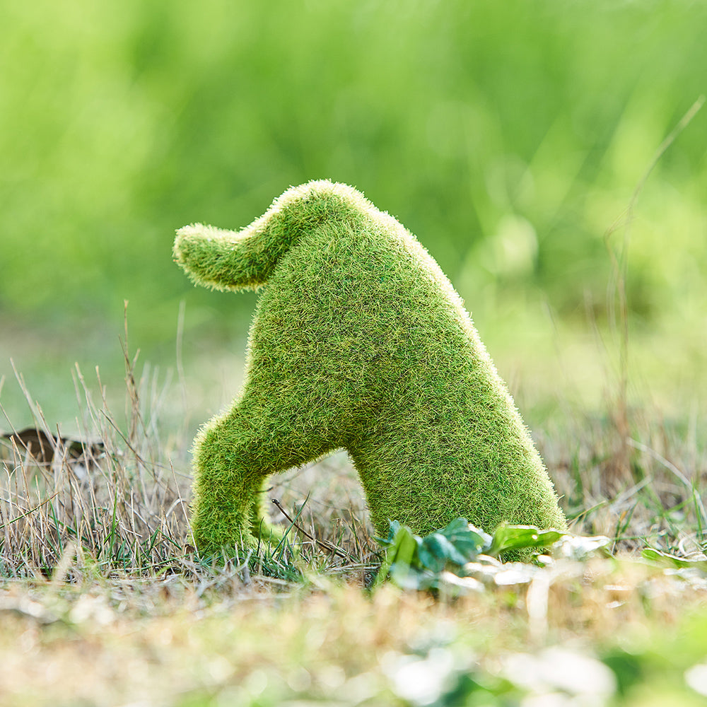 Kawaii Puppy Resin Figurines – Cute Animal Garden Statues Resin Animal Figurine Oasis Select