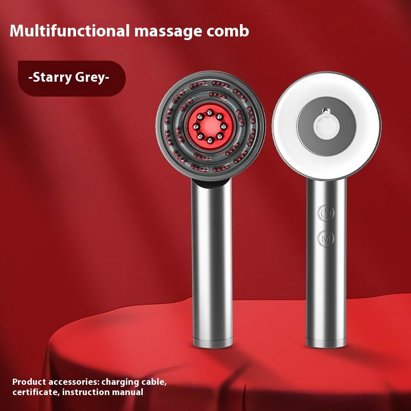 Red Light Scalp Massage Comb | Hair Growth Stimulator Hair Growth Comb Oasis Select Gray 230mmx85mmx45mm
