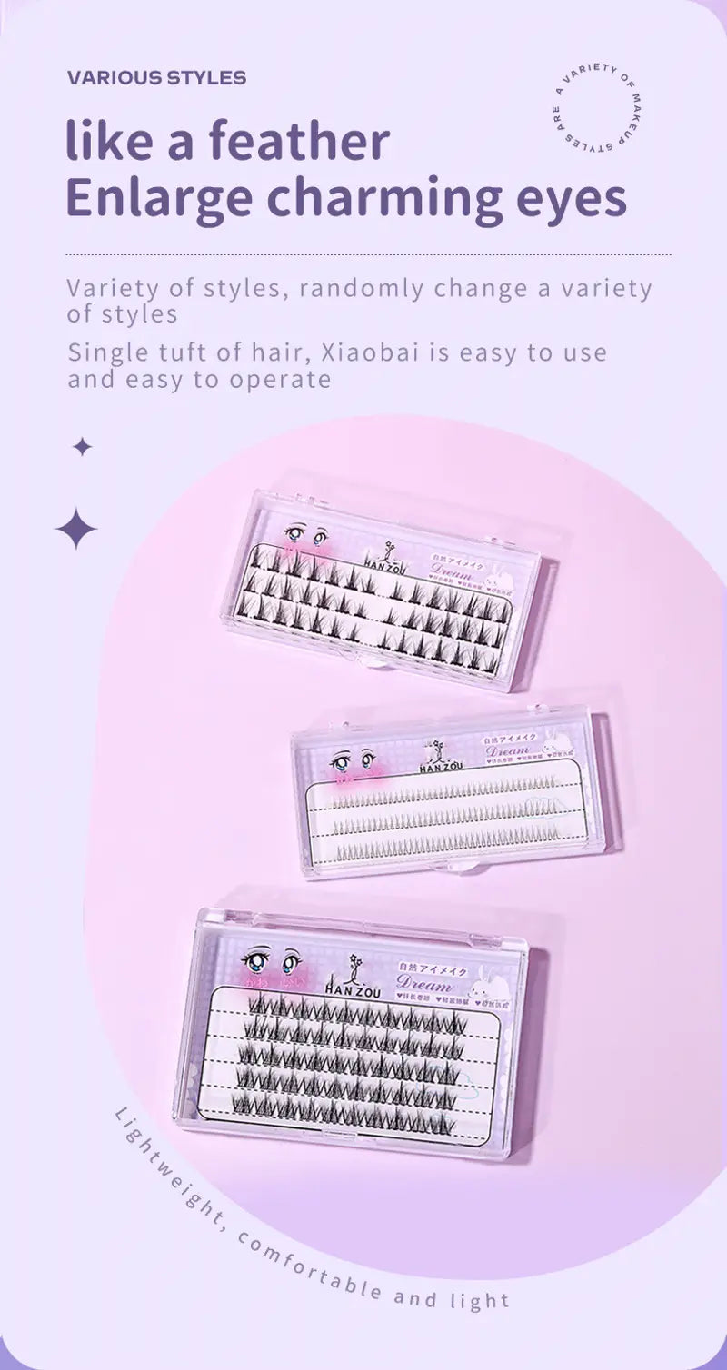 Manga Cluster Lashes – Wispy DIY Anime Cosplay Extensions Cluster Lash Extensions Oasis Select