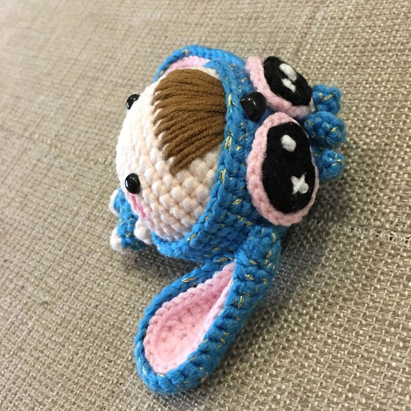 Crochet Doll Keychain Kit with Video Tutorial | DIY Craft Crochet Craft Kit Oasis Select 4 Style