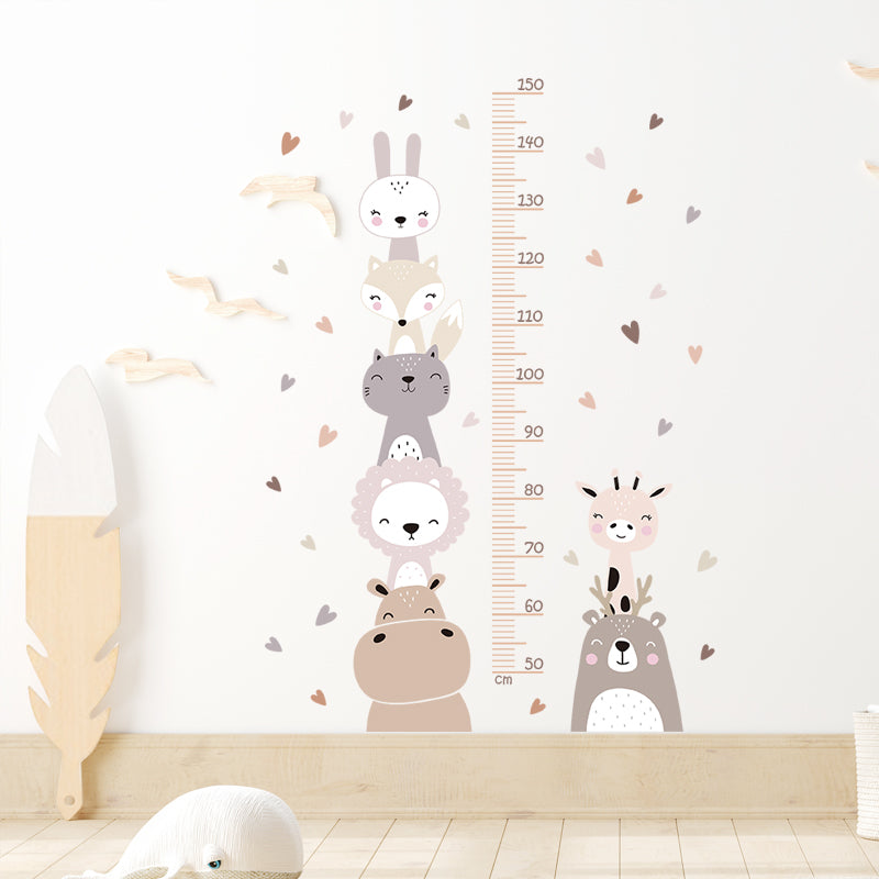Bohemian Animal Wall Stickers & Kids' Growth Chart Decals Kids Wall Decal Oasis Select