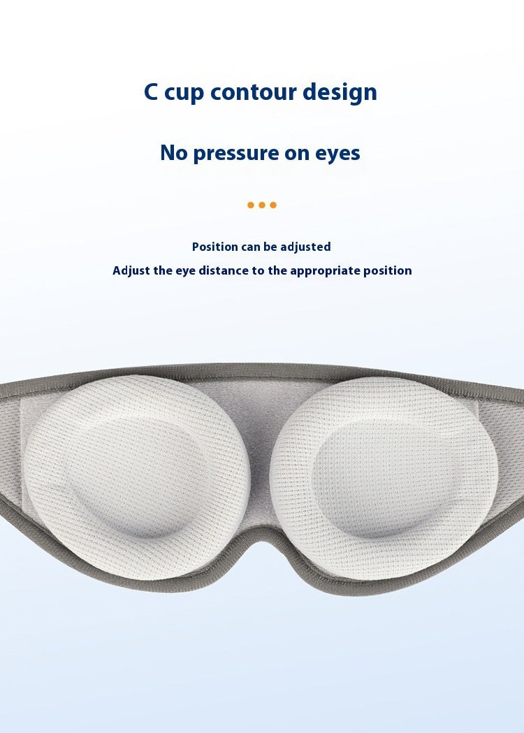 3D Memory Foam Sleep Mask – Blackout Eye Mask for Men & Women Sleep Eye Mask Oasis Select