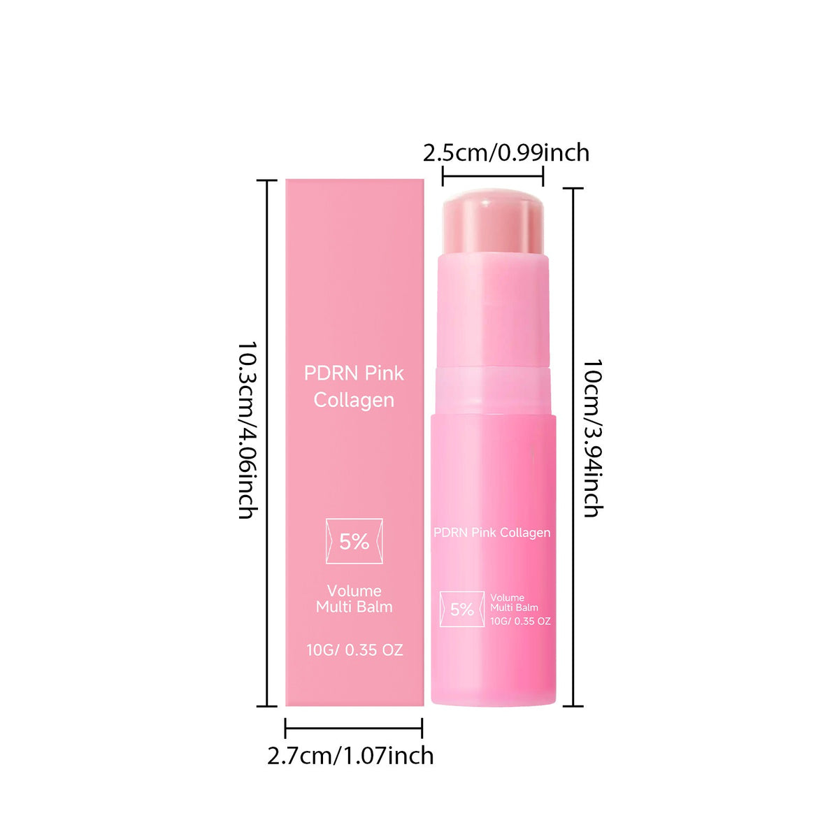 Collagen Lip Balm 10g – Hydrating & Volumizing Lip Stick Collagen Lip Balm Oasis Select