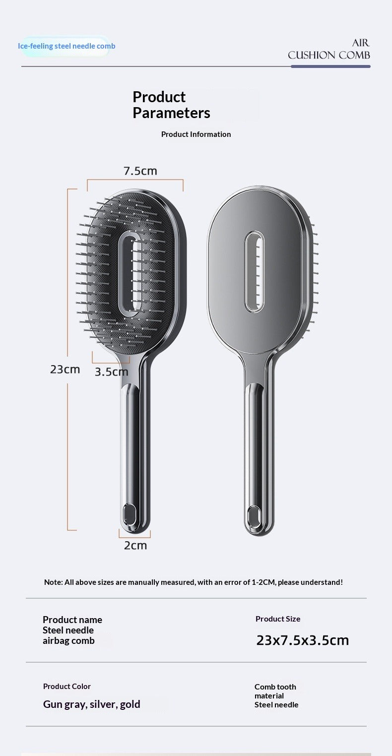 Fluffy Air Cushion Massage Comb – Volume & Detangling Hair Styling Comb Oasis Select