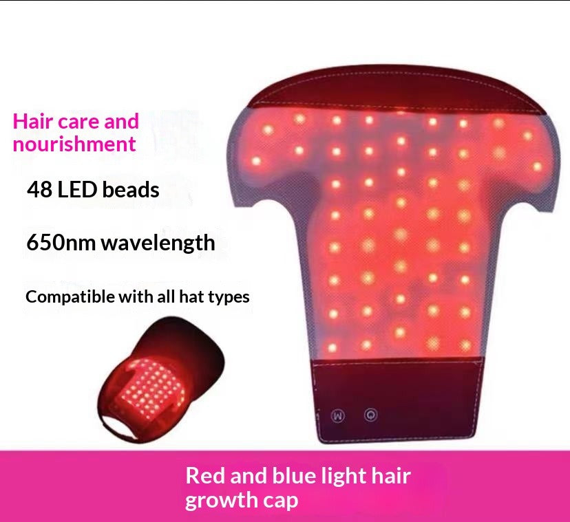 Red Light Therapy Hair Growth Cap – 48 LED 630nm & 650nm LED Hair Growth Cap Oasis Select