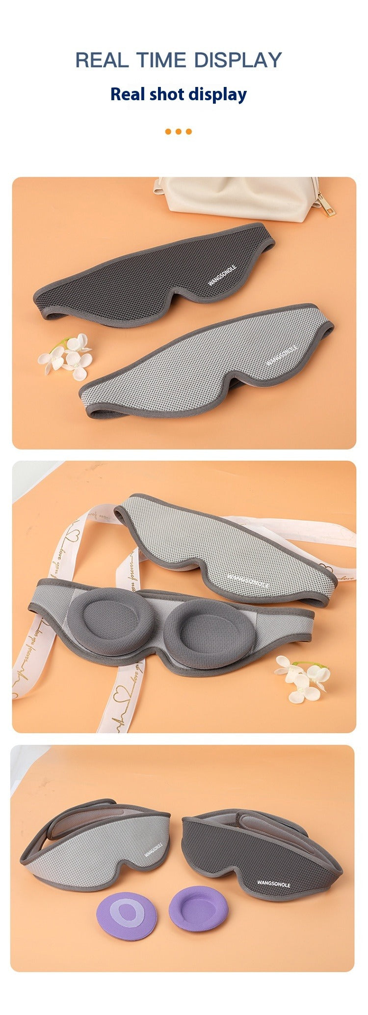 3D Memory Foam Sleep Eye Mask – Blackout for Travel & Home Sleep Eye Mask Oasis Select