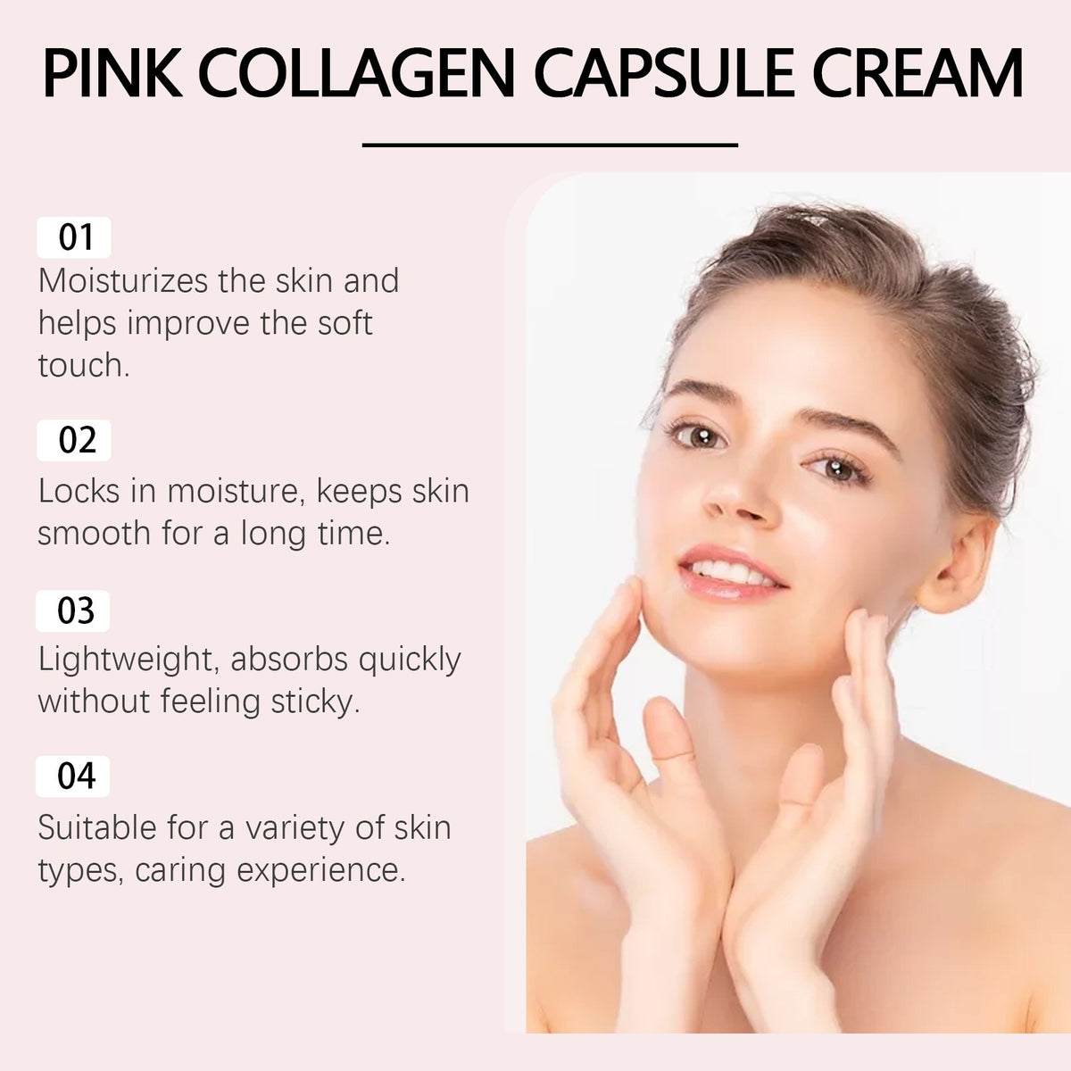 Collagen Capsule Cream 55g – Cherry Blossom & Pearl Extract Collagen Face Cream Oasis Select