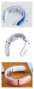 Rechargeable Pulse Neck Massager with Hot Compress | USB Neck Massager Oasis Select Set - USB Average
