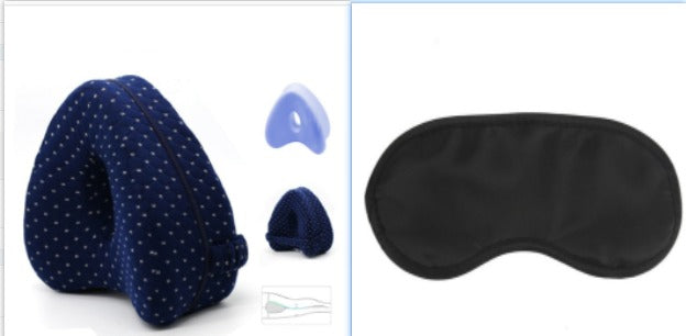 Heart-Shaped Memory Foam Leg Pillow | Better Sleep Support Memory Foam Leg Pillow Oasis Select Navy Blue set 25x23x13cm