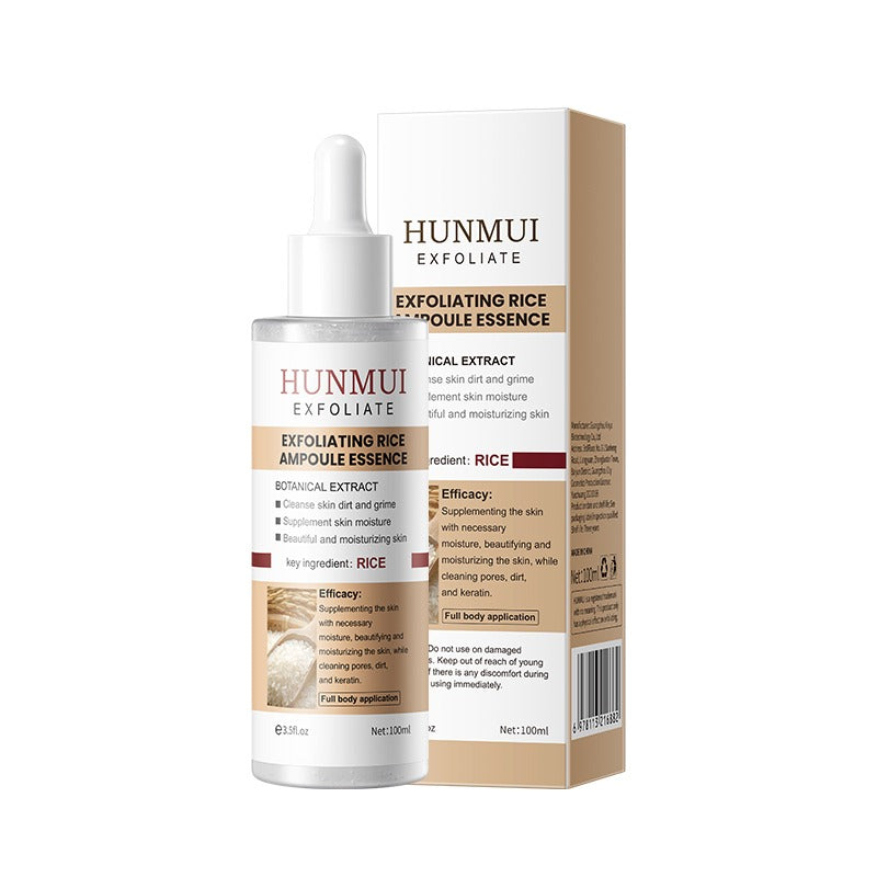 HUNMUI Black Rice Exfoliating Ampoule | Brighten & Smooth Exfoliating Face Serum Oasis Select