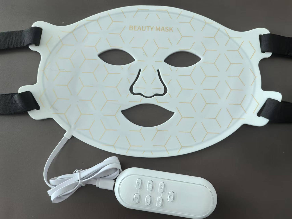 LED Silicone Photon Therapy Facial Mask | Anti-Aging Device LED Therapy Mask Oasis Select