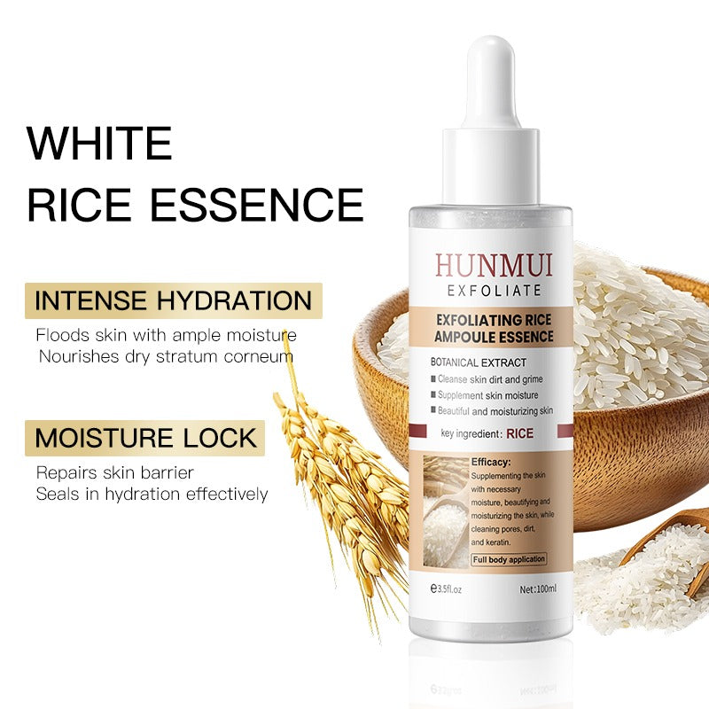 HUNMUI Black Rice Exfoliating Ampoule | Brighten & Smooth Exfoliating Face Serum Oasis Select