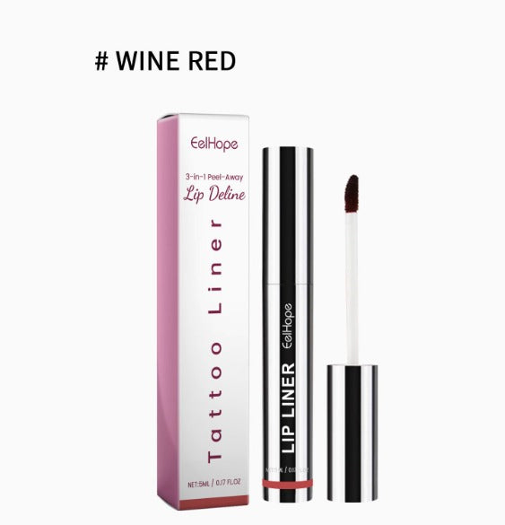 Peel Off Long Wear Lip Liner Stain – Matte & Waterproof Lip Liner Stain Oasis Select 03 Model C Standard