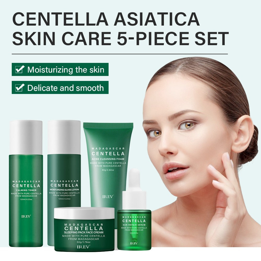 Snow Grass Facial Skincare Set – Toner, Serum, Cream & More Facial Skincare Set Oasis Select