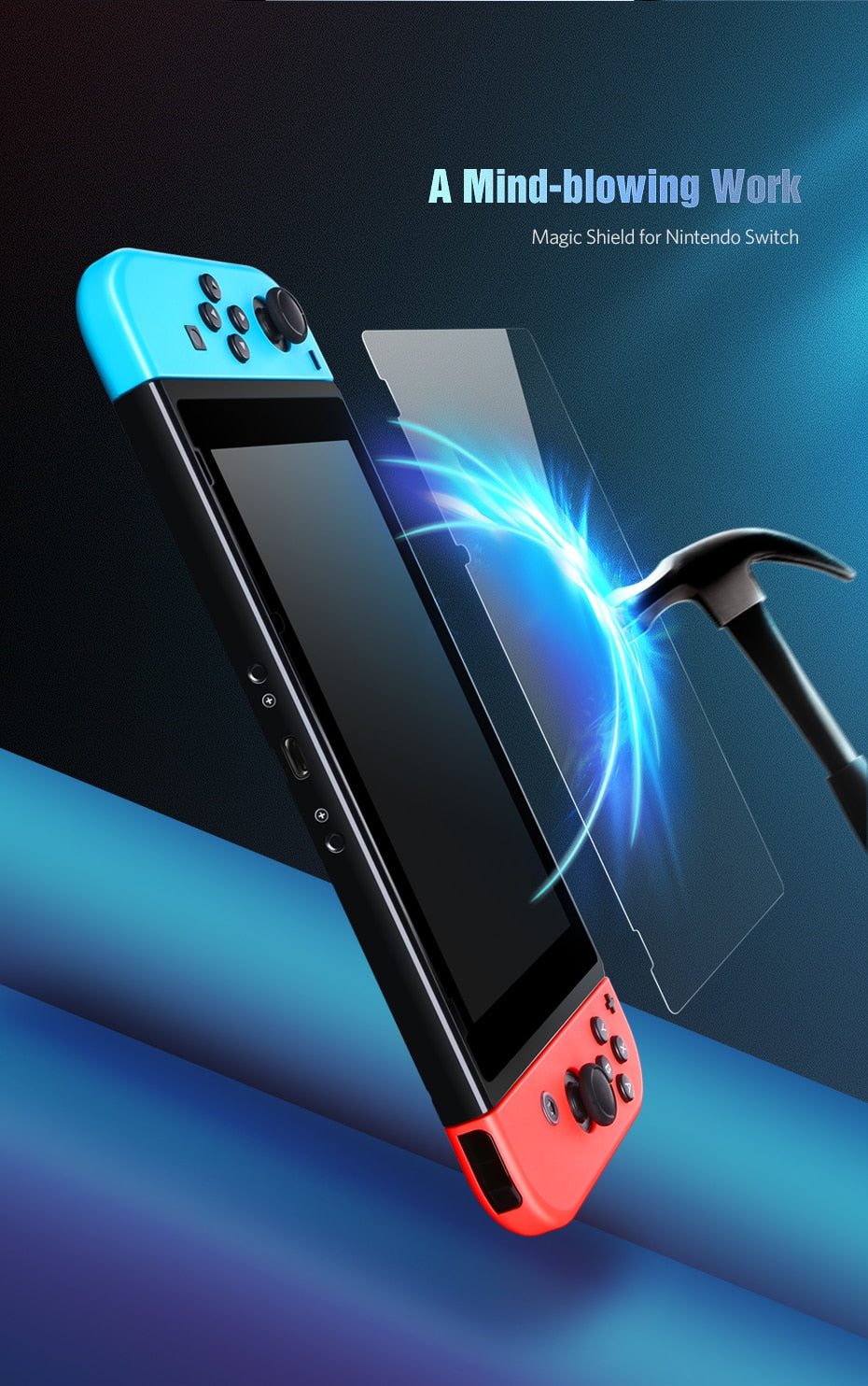 Nintendo Switch 9H Tempered Glass Screen Protector – HD Clear Screen Protector Oasis Select