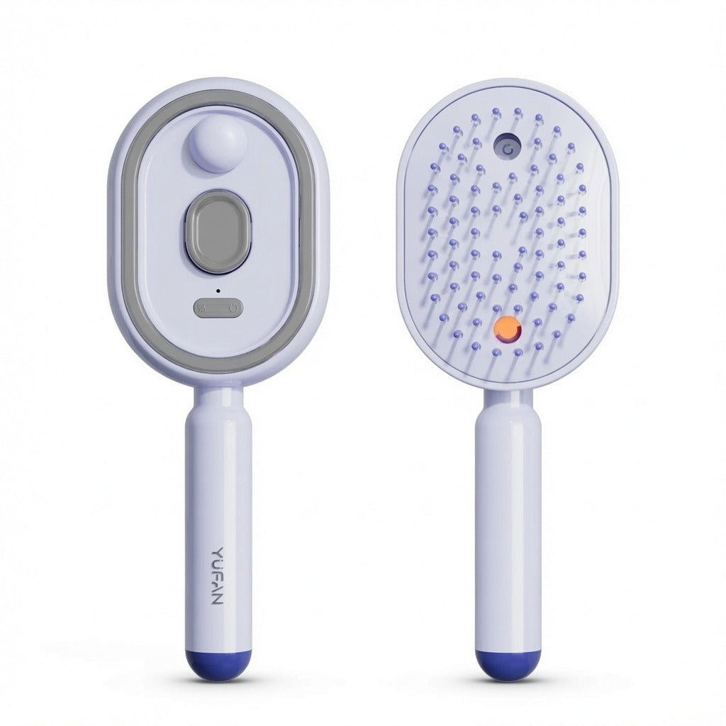 Electric Spray Airbag Massage Comb | USB-C Rechargeable Electric Hair Comb Oasis Select Purple Upgraded version