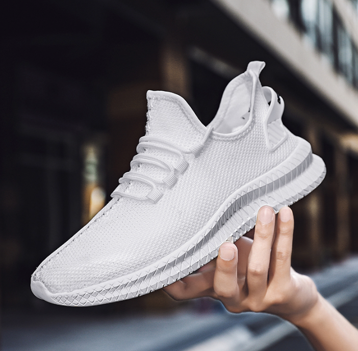 Men's Breathable Knit Mesh Running Sneakers | Athletic Shoes