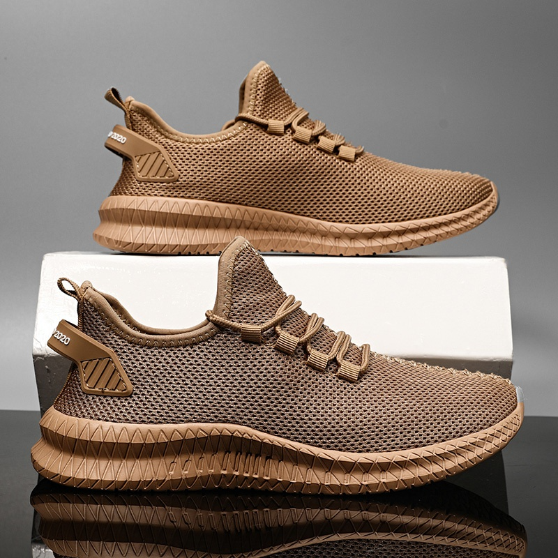 Men's Breathable Knit Mesh Running Sneakers | Athletic Shoes