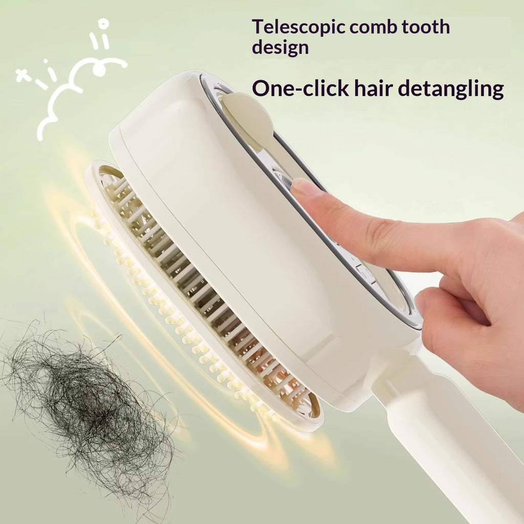 Electric Spray Airbag Massage Comb – Mist & Detangle Electric Hair Brush Oasis Select