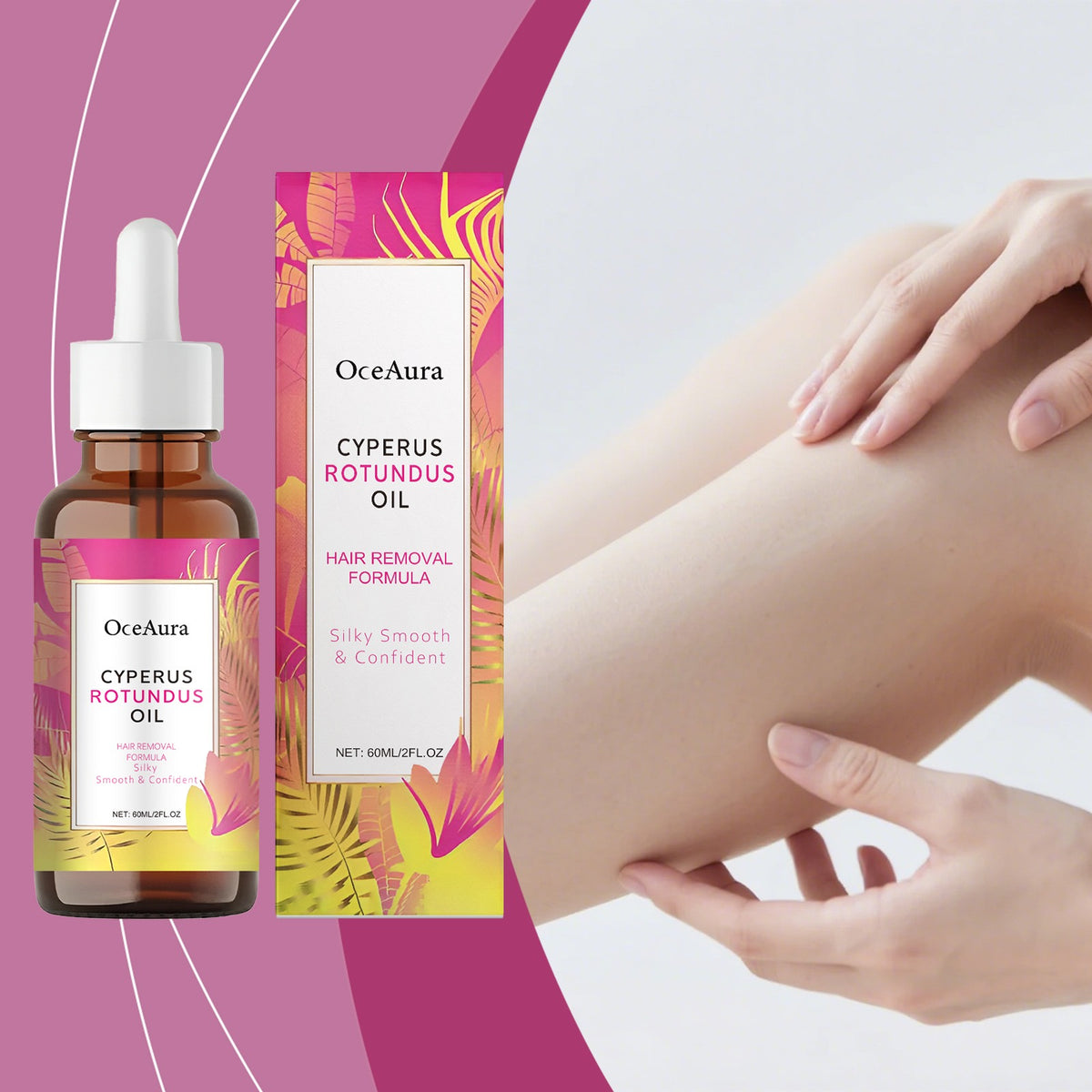 Hair Removal Soothing Essential Oil 60ml | Oasis Select Hair Removal Oil Oasis Select