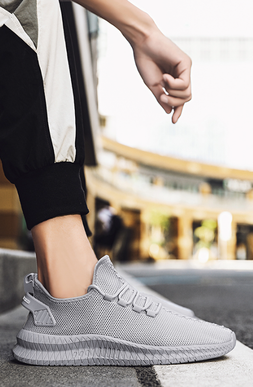 Men's Breathable Knit Mesh Running Sneakers | Athletic Shoes Athletic Running Sneakers Oasis Select