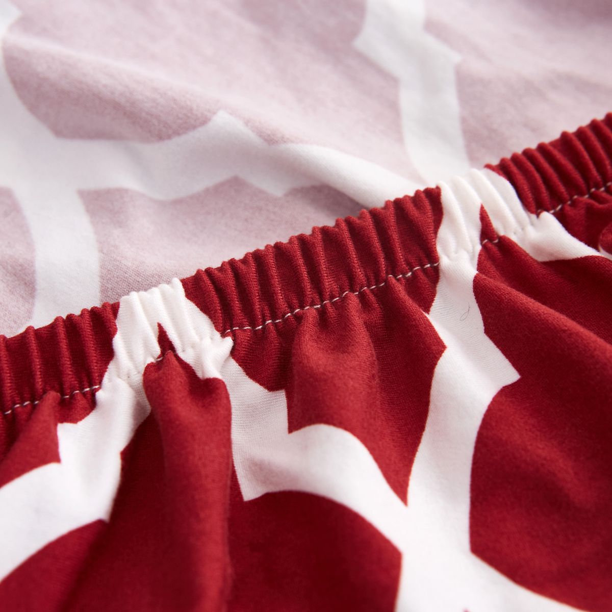 Red Elastic Sofa Cover | Floral Polyester Spandex Slipcover Sofa Slipcover Oasis Select