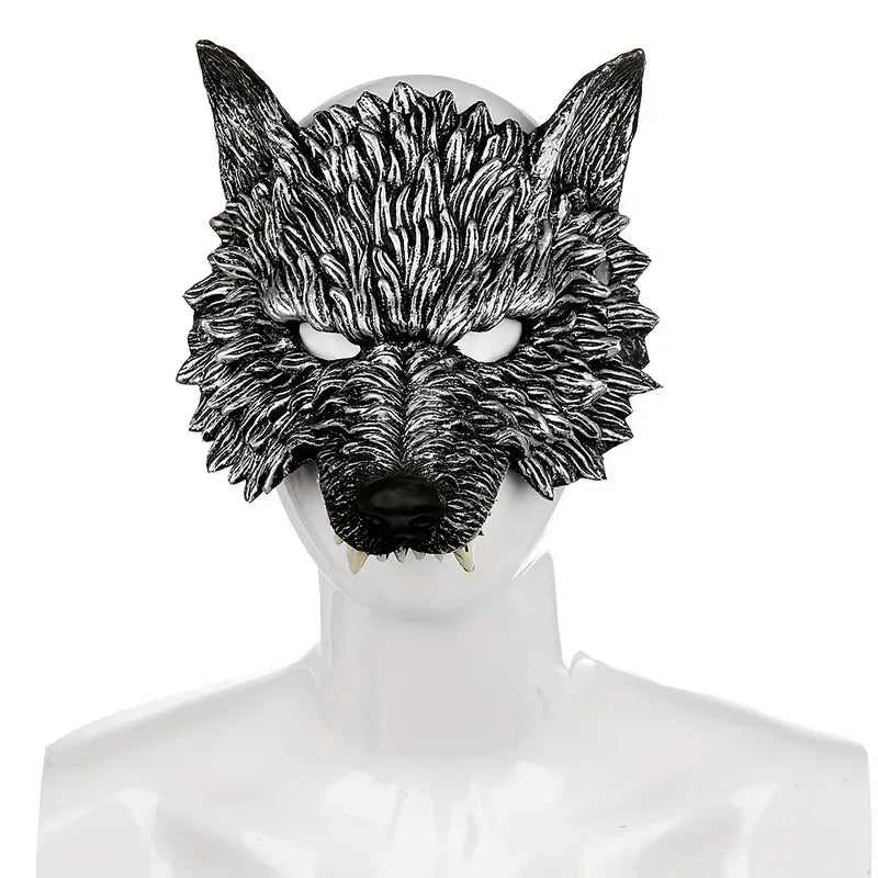 Wolf Halloween Mask – Realistic PU Foam Costume Accessory Halloween Costume Mask Oasis Select