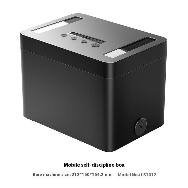Mobile Phone Time Lock Control Box – Screen Time Management Phone Lock Box Oasis Select Black Black Medium