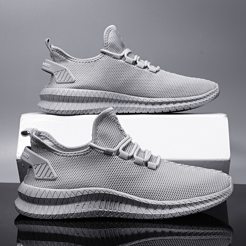 Men's Breathable Knit Mesh Running Sneakers | Athletic Shoes