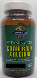 Garden of Life Vitamin Code Grow Bone Calcium 120 Vegetarian Capsules