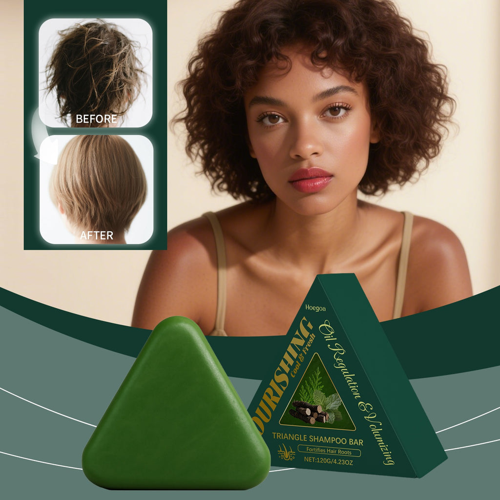 Herbal Nourishing Shampoo Bar – Eco-Friendly, All Hair Types Solid Shampoo Bar Oasis Select