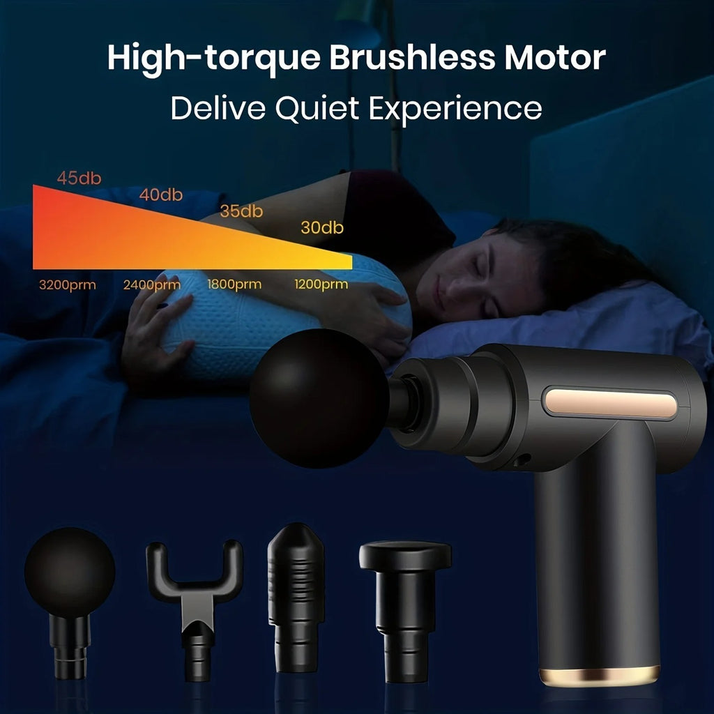 Deep Muscle Massage Gun – Quiet, Compact & Portable Percussion Massage Gun Oasis Select