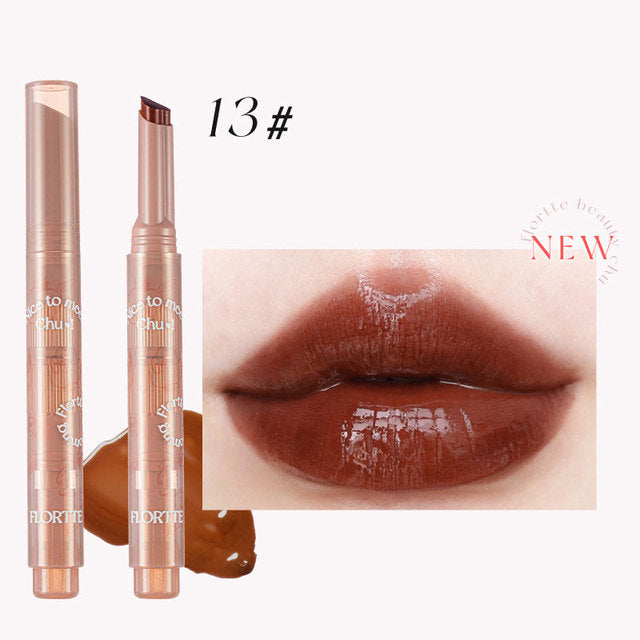 FLORTTE First Kiss Love Stick Lipstick Pen with Mirror Lipstick Pen Oasis Select 13